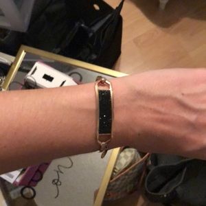 Black and rose gold bracelet HB